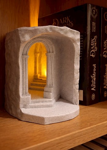Mermer Görünümlü Book Nook 16cm - Görsel 4