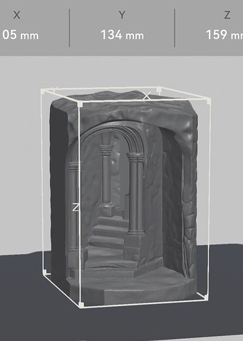 Mermer Görünümlü Biblo 16cm - Görsel 8