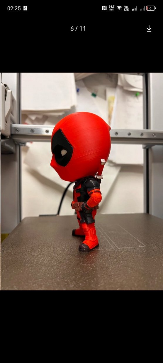 Kırmızı Deadpool Aksiyon Figürü 15cm - Görsel 5