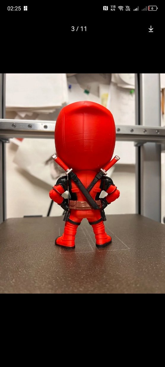 Kırmızı Deadpool Aksiyon Figürü 15cm - Görsel 2