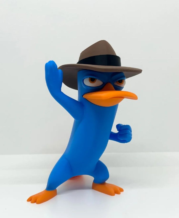 Ornitorenk Perry Aksiyon Figürü 15cm - Görsel 3