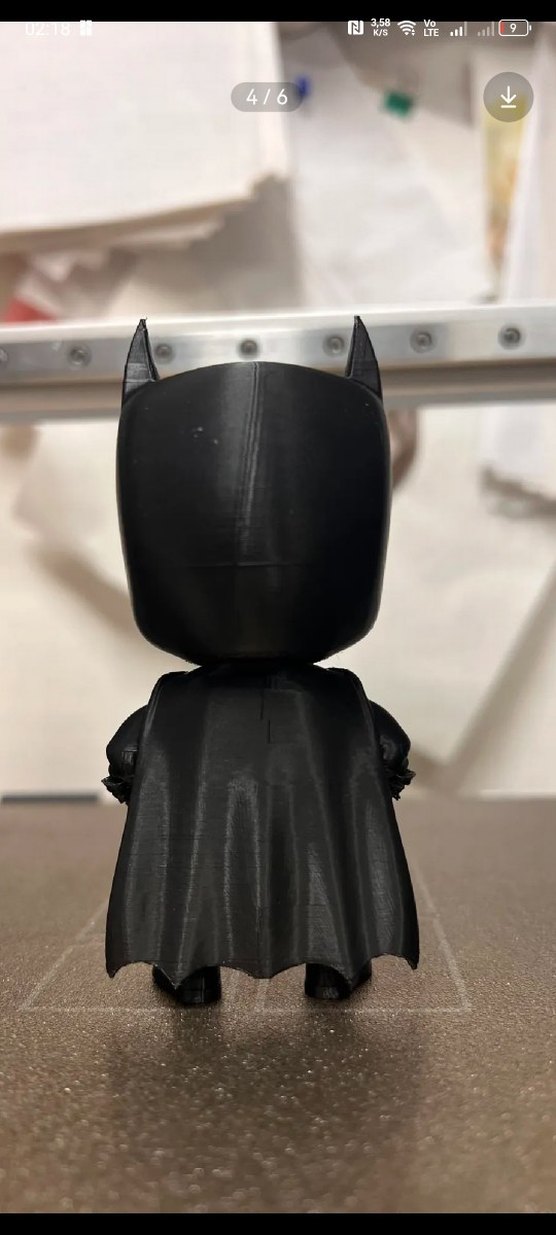 Siyah Batman Figürü 12cm - Görsel 3