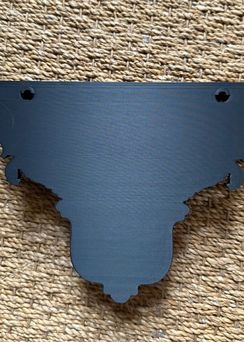 Koyu Siyah Kafatası Figürlü Raf 17.3cm - Görsel 3