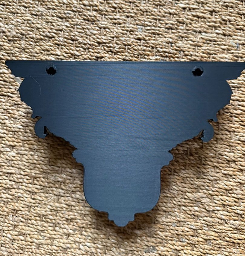 Koyu Siyah Kafatası Figürlü Raf 17.3cm - Görsel 3