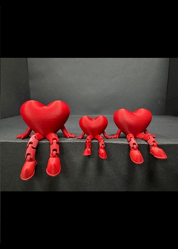 Kırmızı Kalp Figürin - Görsel 3
