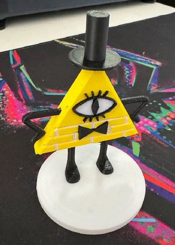 Sarı Üçgen Şapkalı Animasyon Figürleri - Görsel 3