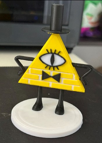 Sarı Üçgen Şapkalı Animasyon Figürleri - Görsel 2