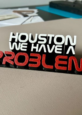 Renkli Rock Punk Rozet - Houston We Have A Problem - Görsel 3