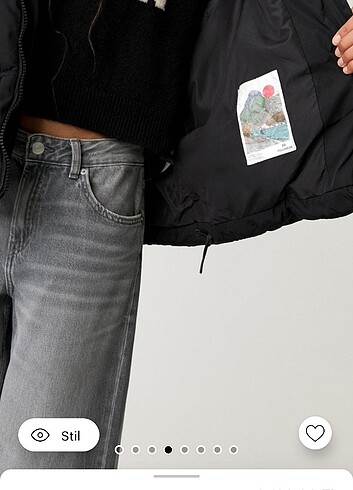 Pull and Bear Şişme mont 