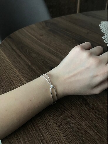 Tasarımcı 925 ayar kadin bileklik