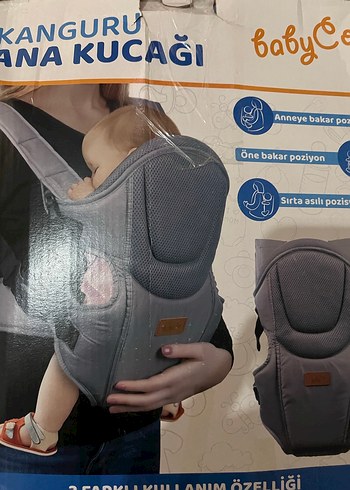 BabyCo Gri Bebek Kanguru - Görsel 2