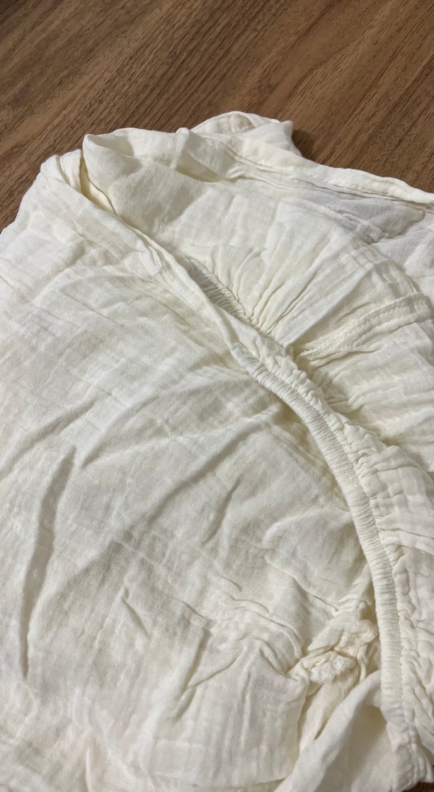 Beyaz Düz Renk Lastikli Çarşaf - Görsel 2