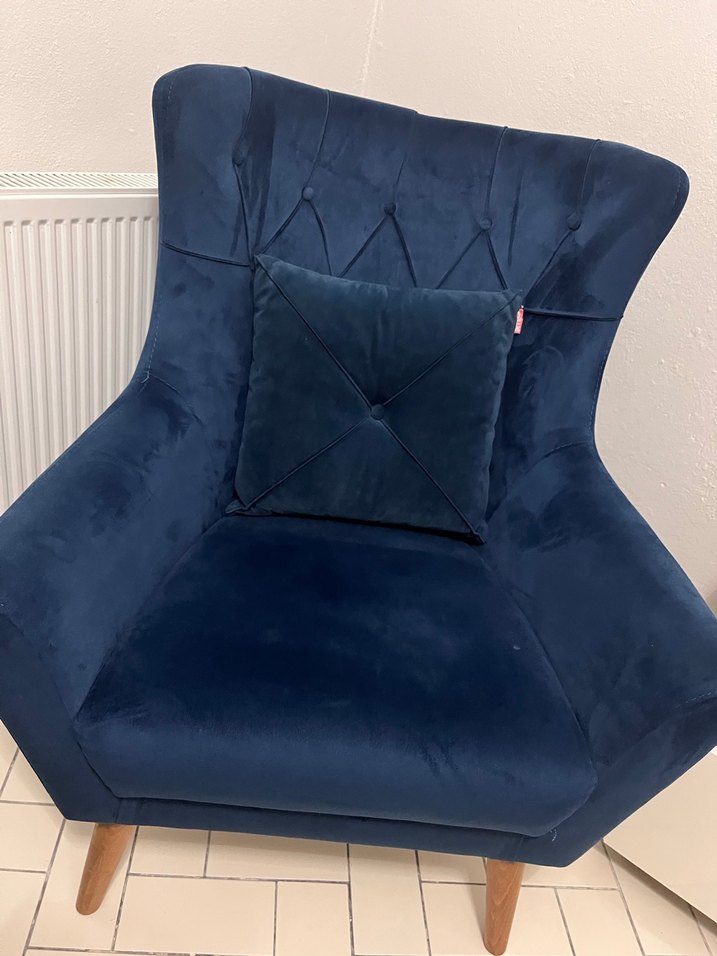 Lacivert Modern berjer - Görsel 2