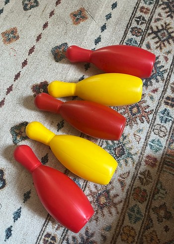 Renkli Plastik Bowling Topları Seti
