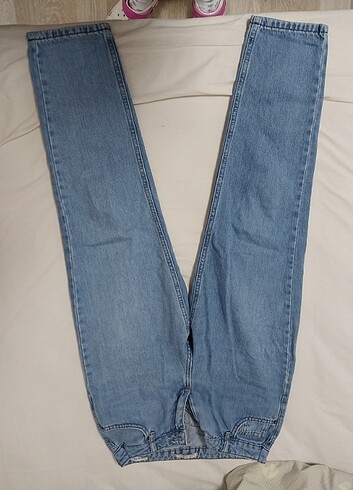 Mom jean kot pantolon