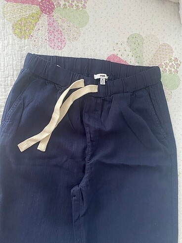Mavi Jeans lacivert mavi markalı palazzo model pantolon