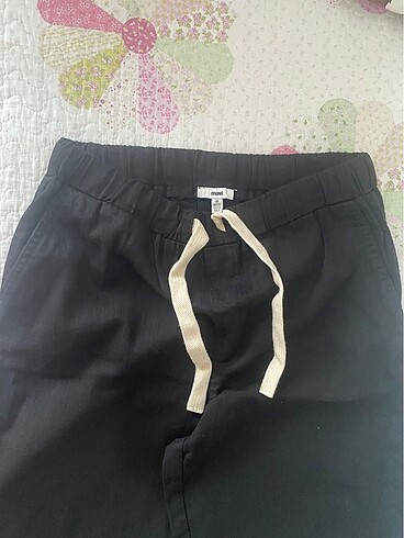 Mavi Jeans siyah düz kesim geniş paçalı pantolon