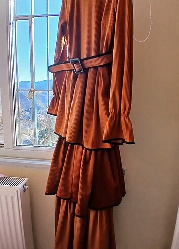Süper elbise kadife model sık durusu mest oldum