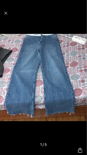s Beden Plazo serıtlı pantolon
