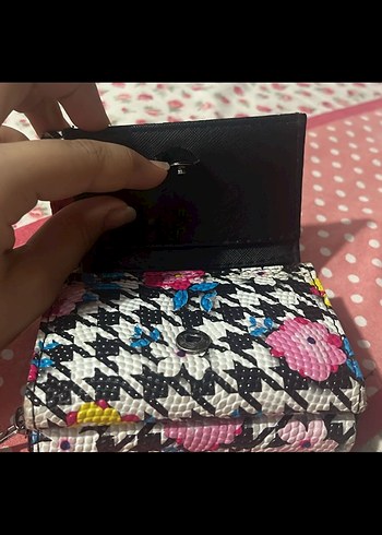 Renkli Yılan Desenli Kadın Cüzdanı - Görsel 3