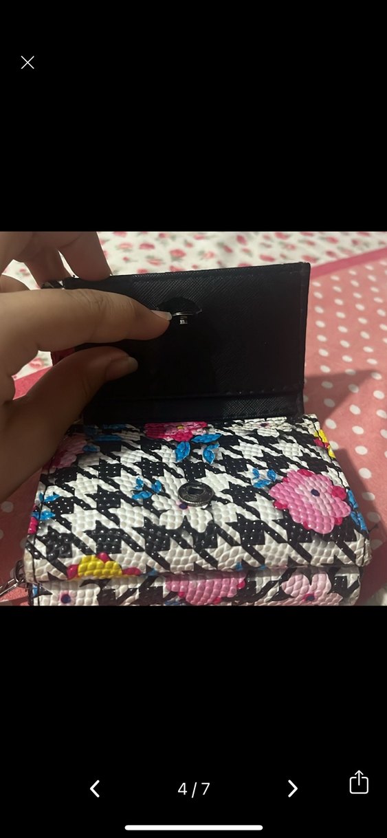 Renkli Yılan Desenli Kadın Cüzdanı - Görsel 3