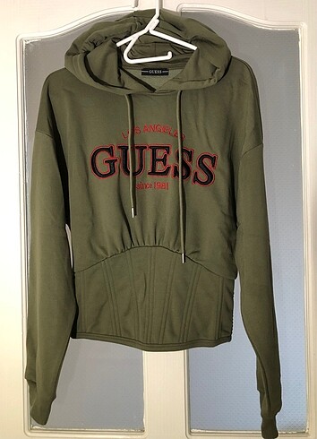 Guess yeşil sweatshirt