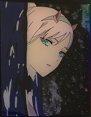 Anime cam boyama Zero Two