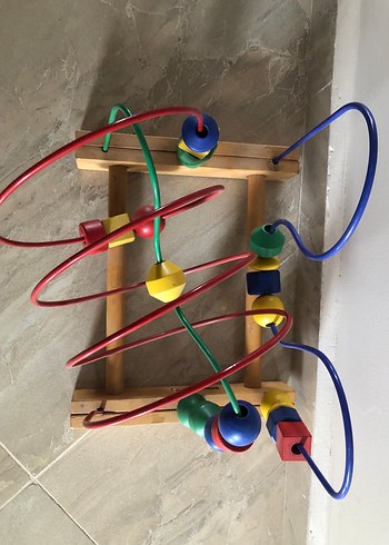 Ikea Renkli Ahşap Eğitici Oyuncak