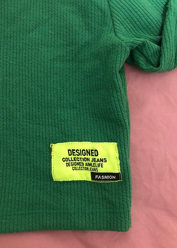Diğer Kadın Yeşil Fermuarlı Kapüşonlu Sweatshirt