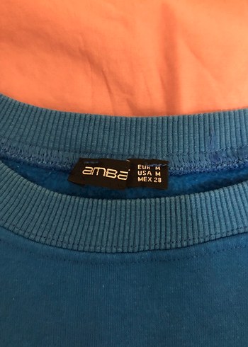 Diğer Kadın Mavi Oversize Sweatshirt