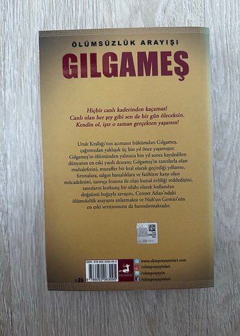 Gilgameş Ölümsüzlük Arayışı Kitabı - Görsel 2