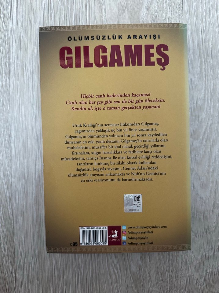Gilgameş Ölümsüzlük Arayışı Kitabı - Görsel 2
