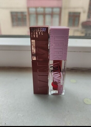 Maybelline Gloss, Ruj, Maskara, Pudralar