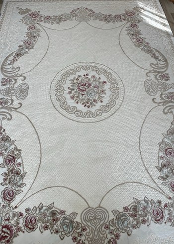 Nakışlı Beyaz Klasik Milas  Halı - Görsel 4