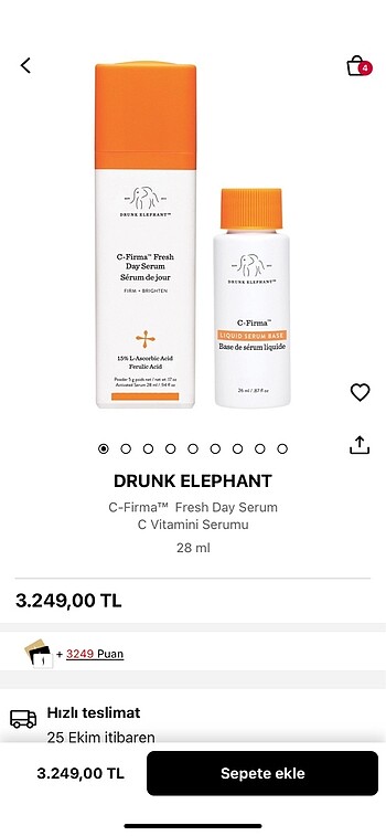  Beden Renk drunk elephant c vit