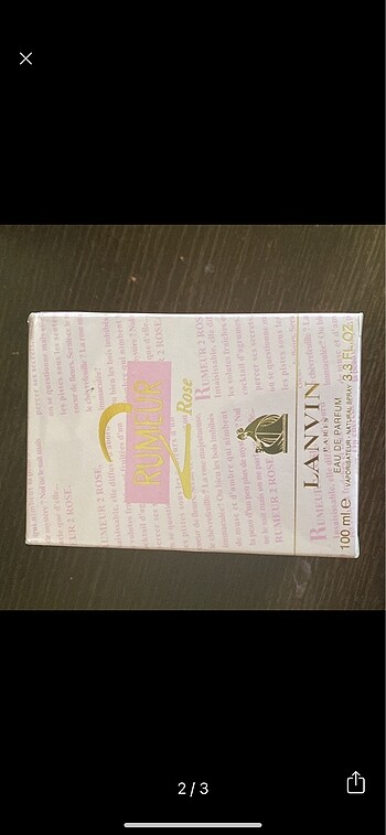 Lanvin Lanvin Rumeur 100 ml