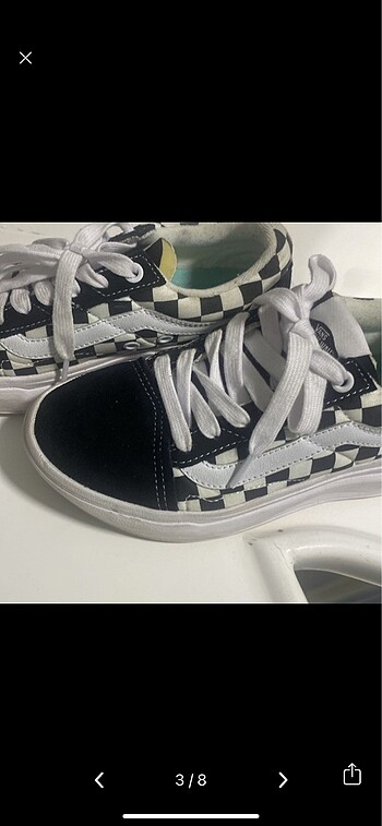 36 Beden siyah Renk VANS OFF THE WALL
