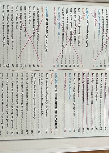 TYT Coğrafya Soru Bankası - ÇAP PLUS - Görsel 6