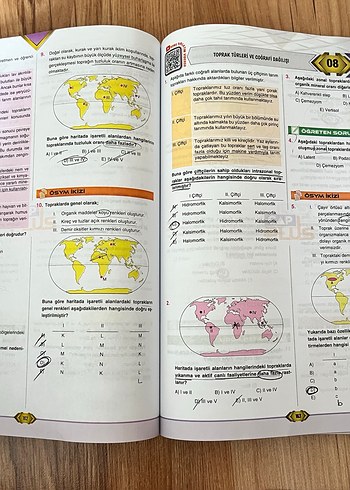 TYT Coğrafya Soru Bankası - ÇAP PLUS - Görsel 4