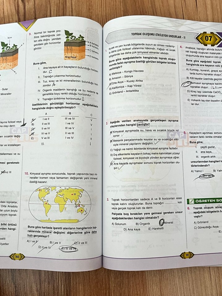 TYT Coğrafya Soru Bankası - ÇAP PLUS - Görsel 3