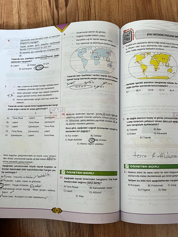 TYT Coğrafya Soru Bankası - ÇAP PLUS - Görsel 5