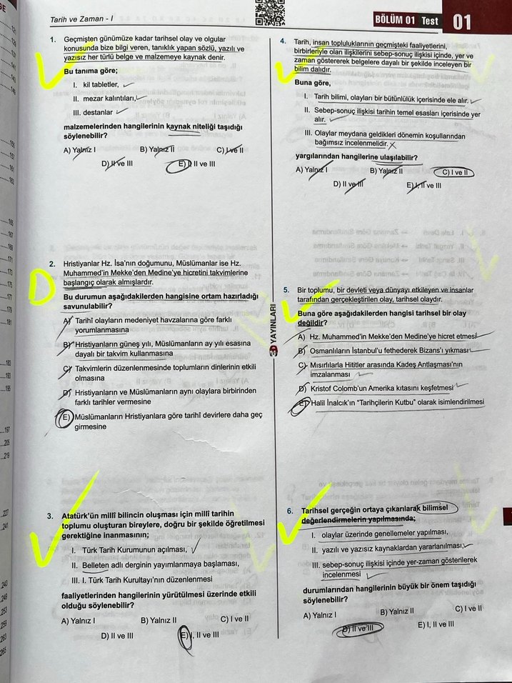 TYT Tarih Soru Bankası 3D Video Çözümlü - Görsel 4