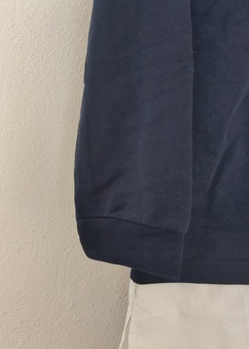 Gri Baskılı Uzun Kollu Tişört - Görsel 4