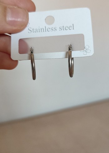 Beden Paslanmaz Çelik Minimalist Kısa Halka Küpe