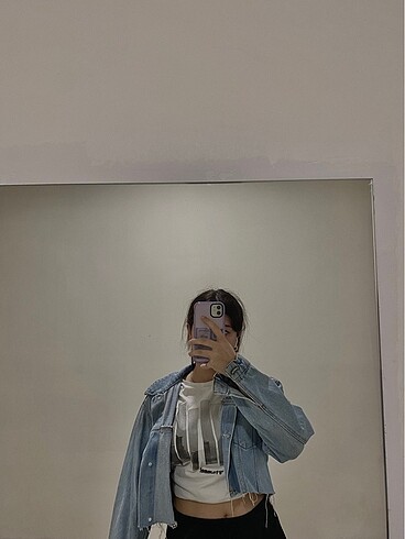 s Beden Crop kot ceket