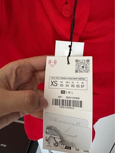 xs Beden Drape detaylı triko top