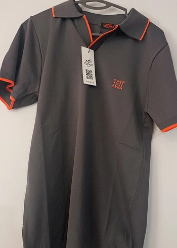 Gri Erkek Polo Tişört, Kısa Kollu, Regular Fit