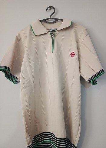 Erkek Fermuarlı Kısa Kollu Polo Tişört
