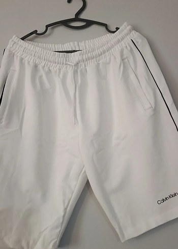 Calvin Klein Beyaz Erkek Mini Şort