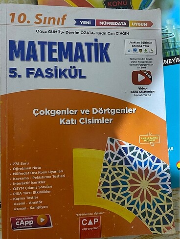 10.sınıf matematik kitabı